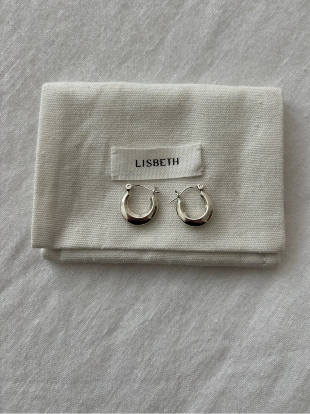Lisbeth Petite Hailey Silver Hoops